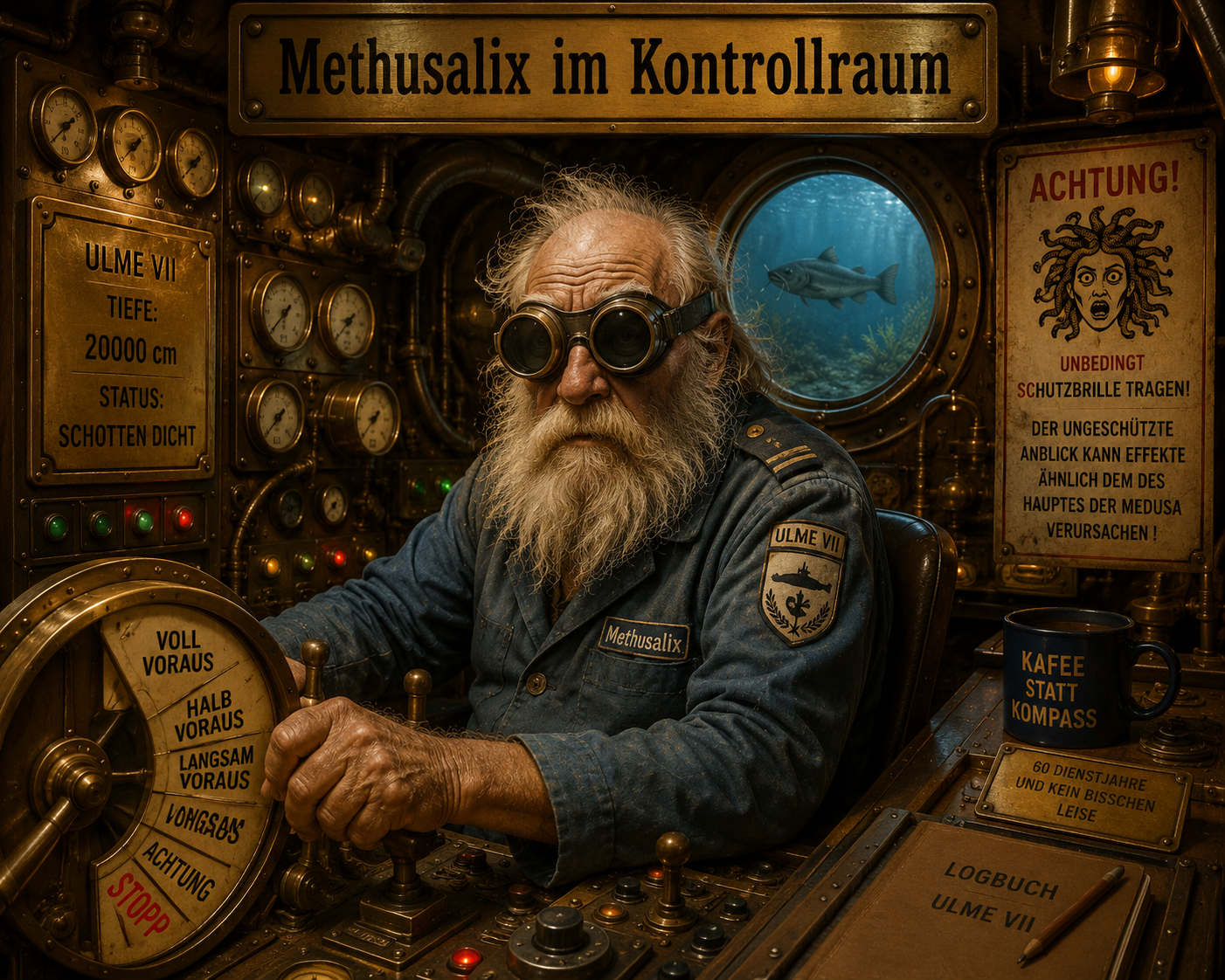 Methusalix im Kontrollraum der ULME VII